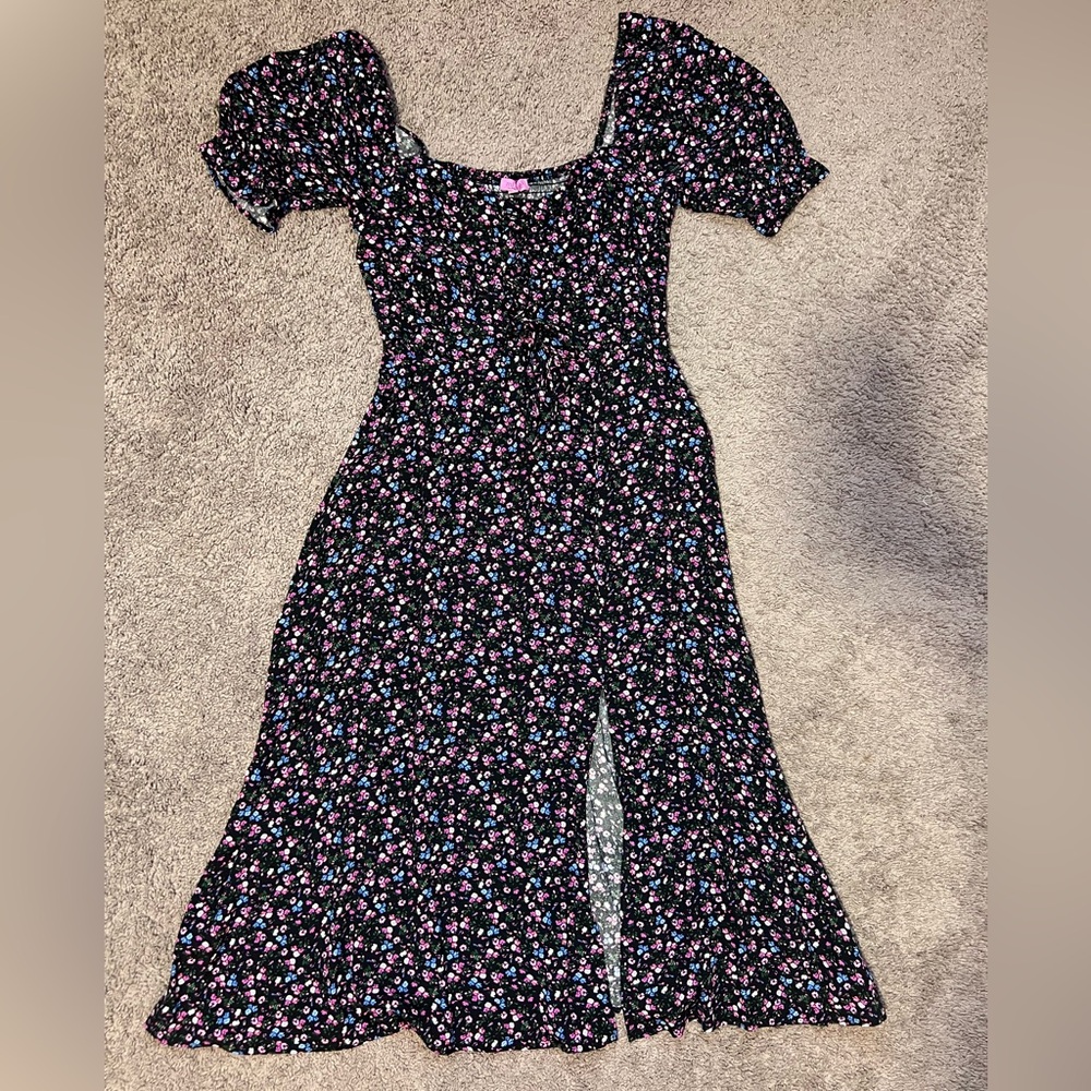 Francesca’s Midi Fit and Flare Dress